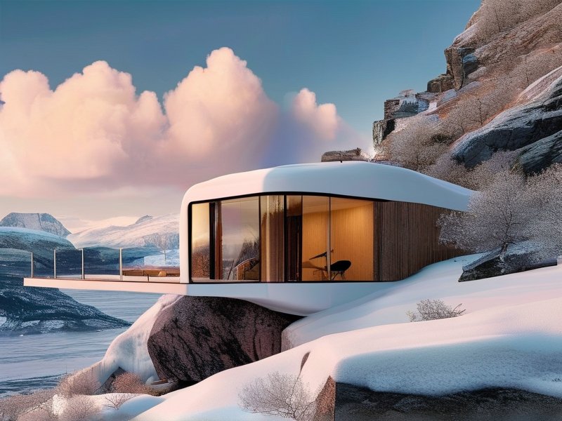 北欧秘境中的云端居所：数字钥匙开启极简生活新纪元
