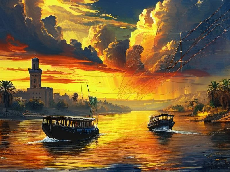 尼罗河畔掀起数字狂潮：全球通信网络迎来新动脉