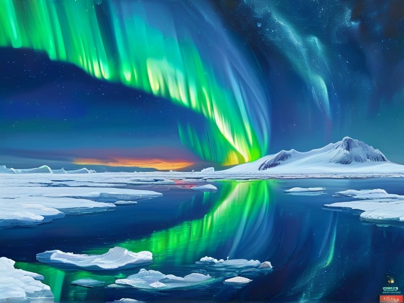 探索北极圈数字秘钥：极光背后的新坐标解密